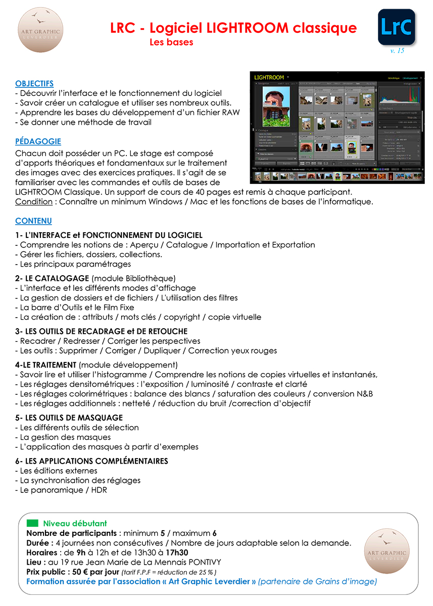 stage LRC pour site 2
